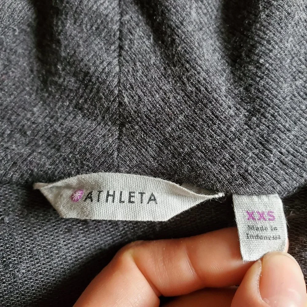 Athleta Studio Wrap Cardigan in Gray Size XXS EUC